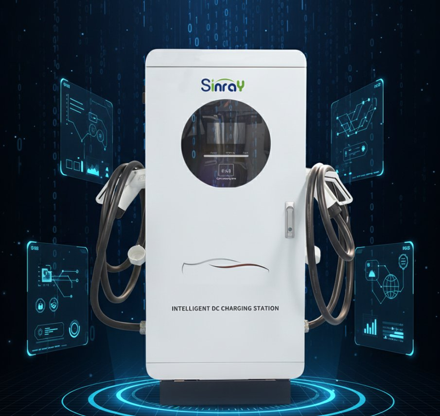 K063 Dual-Output DC Charging Equipment Commercial Charging System for Electric Vehicles