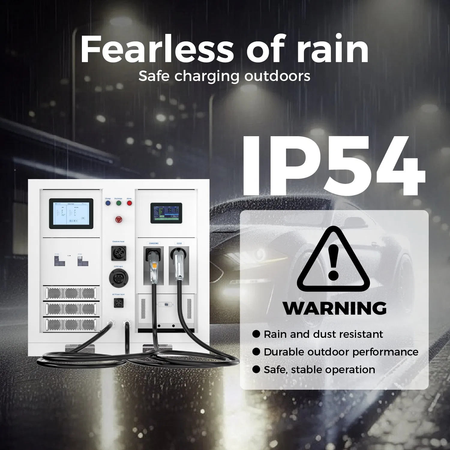 SETEC POWER Waterproof commercial &nbsp;30/60/100/120/250/500kwh/1MWh Energy Storage system with EV Charging station for business