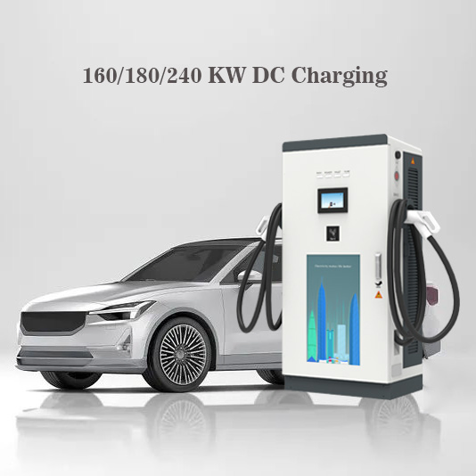 180kw Electric Vehicle Charging Station 2guns Truck Charge Fleet Charging Infrastructure CCS1 CCS2 Chademo Gbt Standard