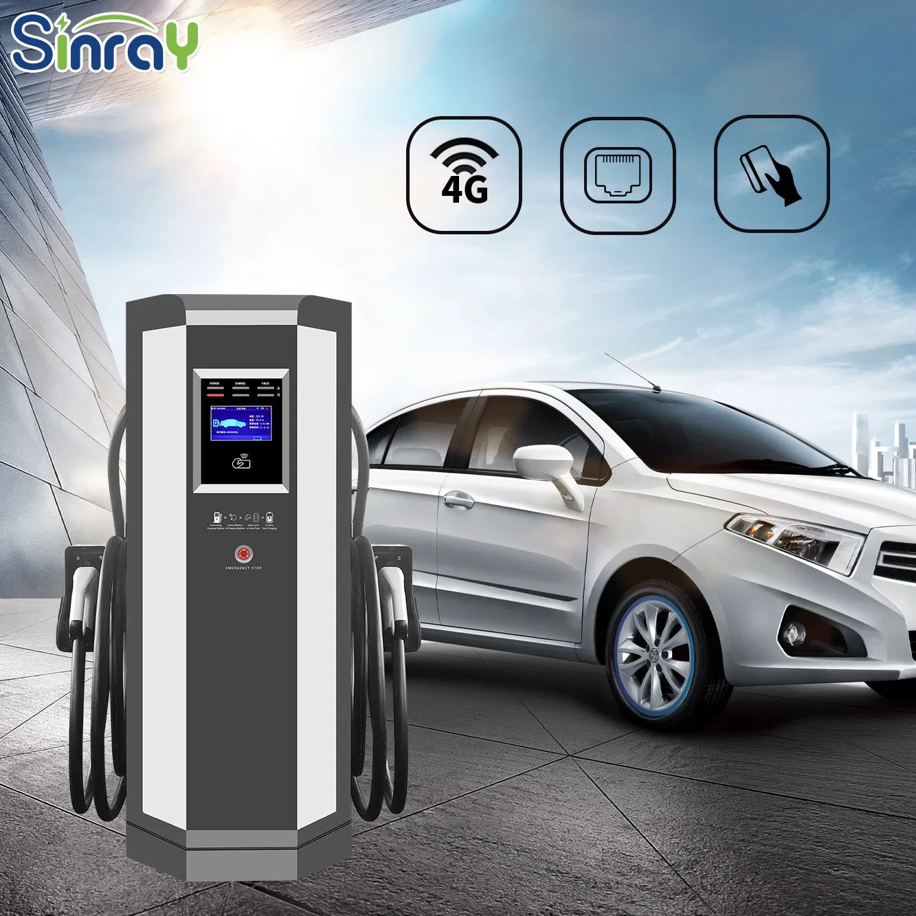 K062 Front-End Parallel DC Power Supply Configuration Centralized Charging System for Commercial Electric Vehicles