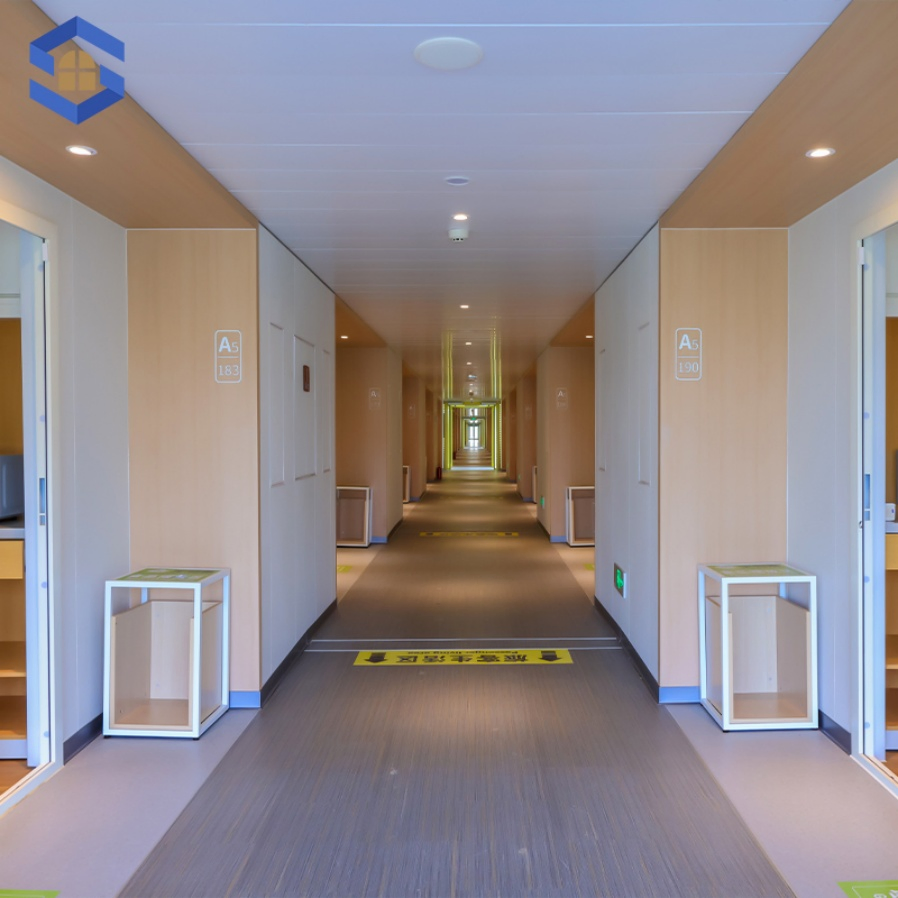 UV-Resistant Carbon-Reducing Recyclable Prefab Modular Container House Hotel for Ecological Tourist Area