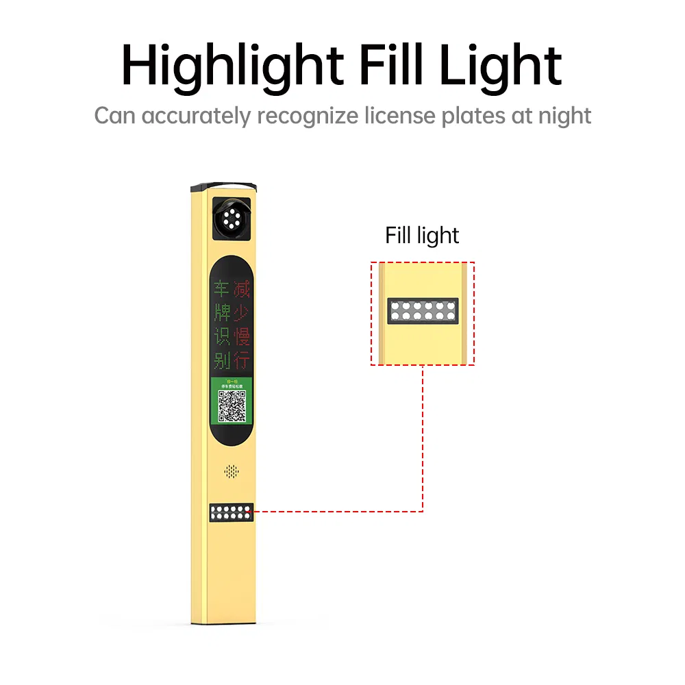 Easco 485 Transparent Transmission Stable One-on-One Installation Guidance License Plate Recognition Device Parking Lot Management Tourist Attractions