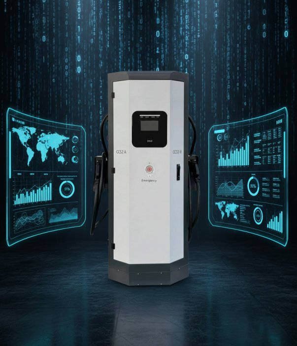 K061 Front-End Parallel DC Power Supply Configuration Centralized Charging System for Commercial Electric Vehicles