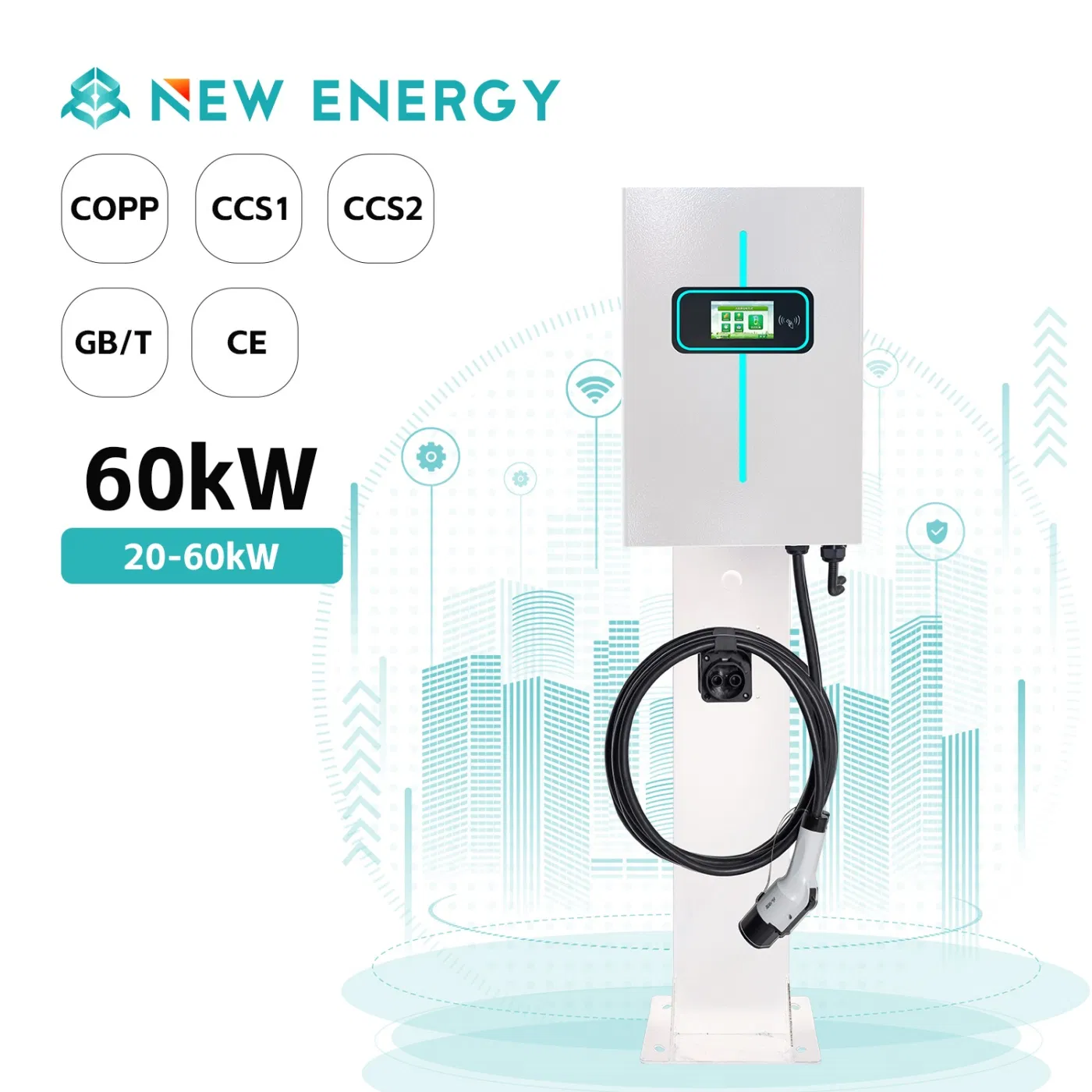 Long Lifespan Public Transportation and Charging Network EV DC Charging Station