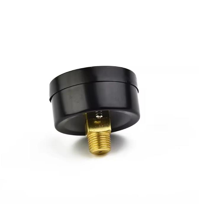 Air Compressor Pneumatic Hydraulic Fluid Pressure Gauge 13mm Gas Test Pressure Gauge with 3/4'' Fnpt Test Valve Adapter