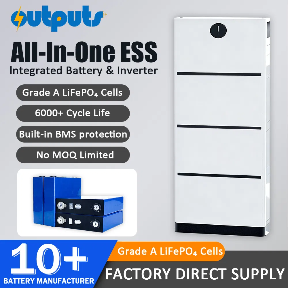 Micro Stackable Power System All-in-One Unit 51.2V Small Space Solar Home Battery Storage