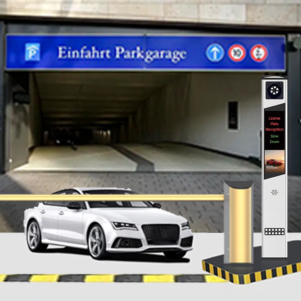 Easco Sturdy Design 1400202134mm One-on-One Installation Guidance License Plate Recognition Device Parking Lot Management Commercial Plazas