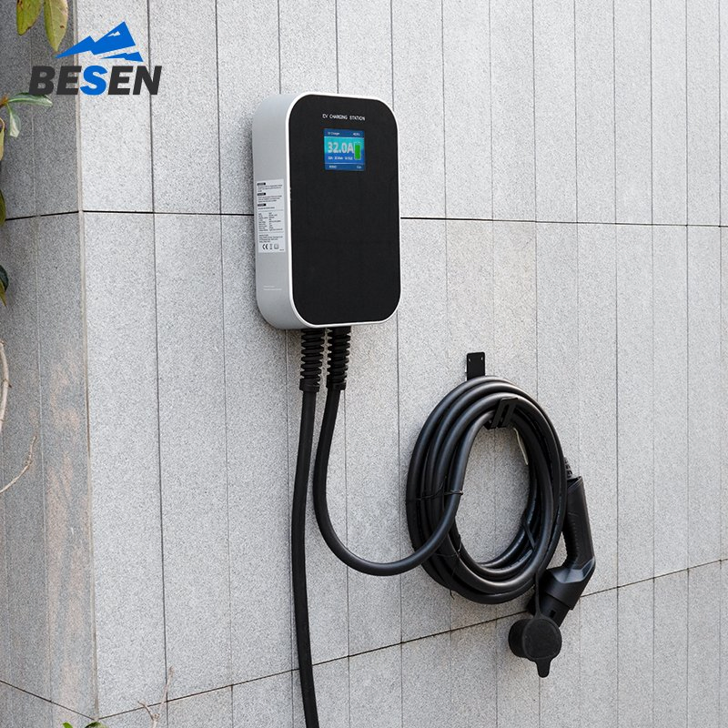 AC 7.2kw EV Charging Pile Wallbox Electric Vehicle Station with Type 2 Plug