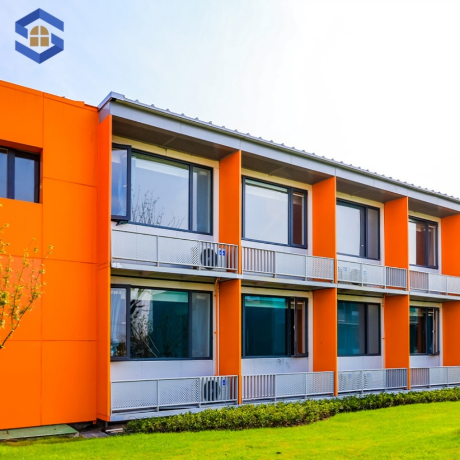 Green-Building Eco-Friendly Stackable Boutique Container Modular House Hotel