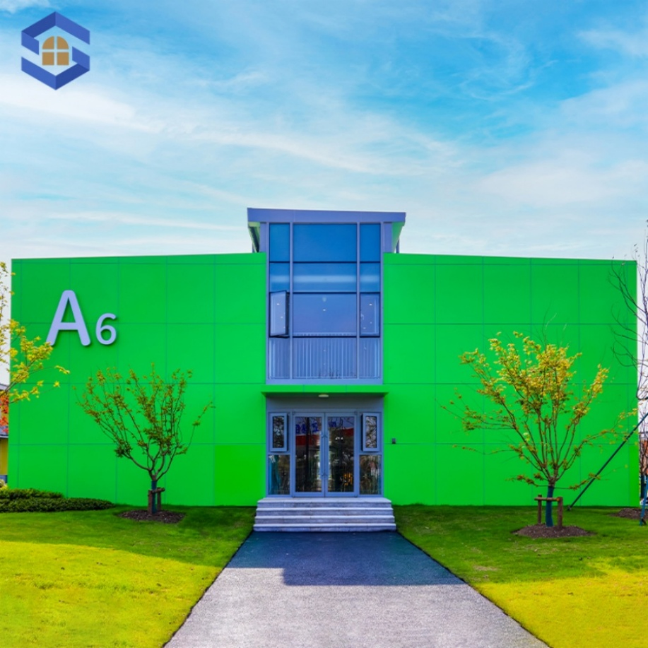 Green-Building Eco-Friendly Stackable Boutique Container Modular House Hotel