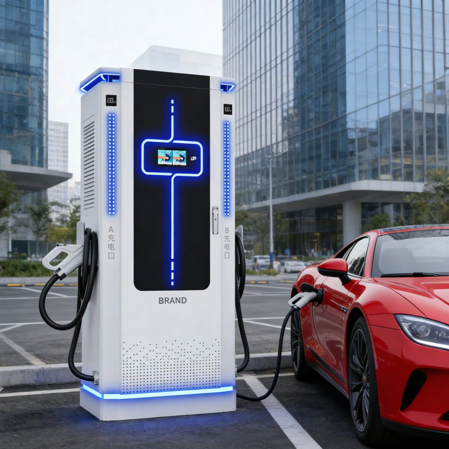 80kw EV Charging Station120kw 160kw 200kw 240kw Charging Station Ocpp Electric Vehicle Charging Station CCS2 Electric Vehicle Charging Station