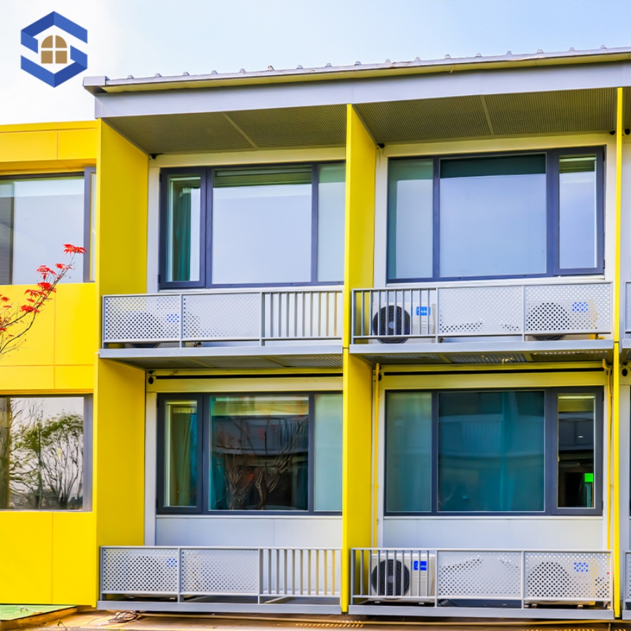 Anti-Rust Impact-Resistant Insulated Luxury Homestay Area Carbon-Reducing Site-Installable Container Hotel