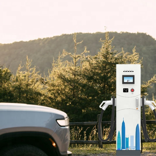 Main Cabinet + Charging Terminal Fleet EV Charging Solutions Split Car Charging Station Level 2 EV Charger DC Fast CCS Charger