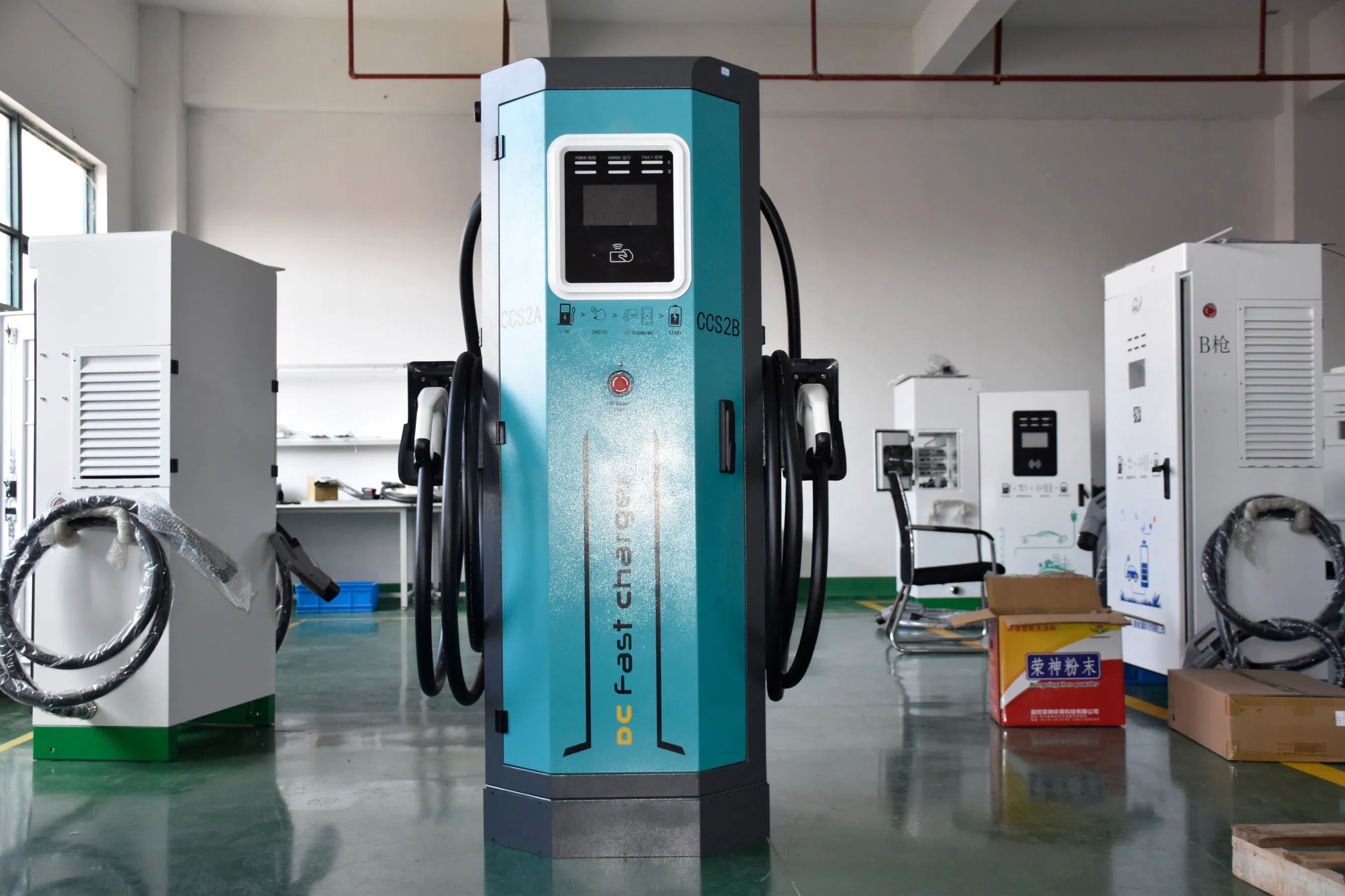 K061 Front-End Parallel DC Power Supply Configuration Centralized Charging System for Commercial Electric Vehicles