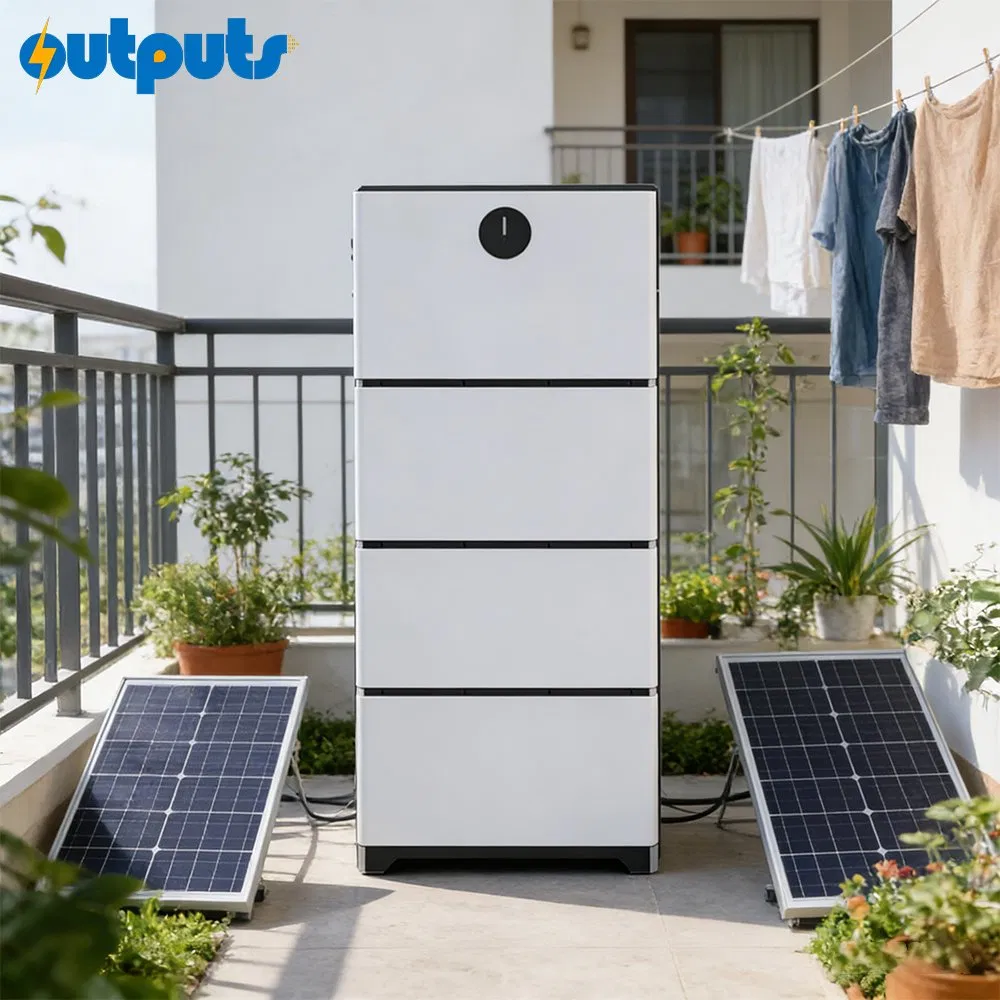 Micro Stackable Power System All-in-One Unit 51.2V Small Space Solar Home Battery Storage
