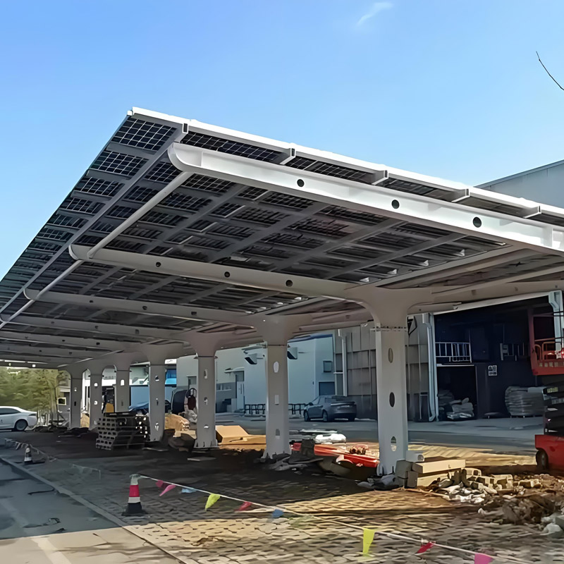 High-Performance Solar Carport System for EV Charging