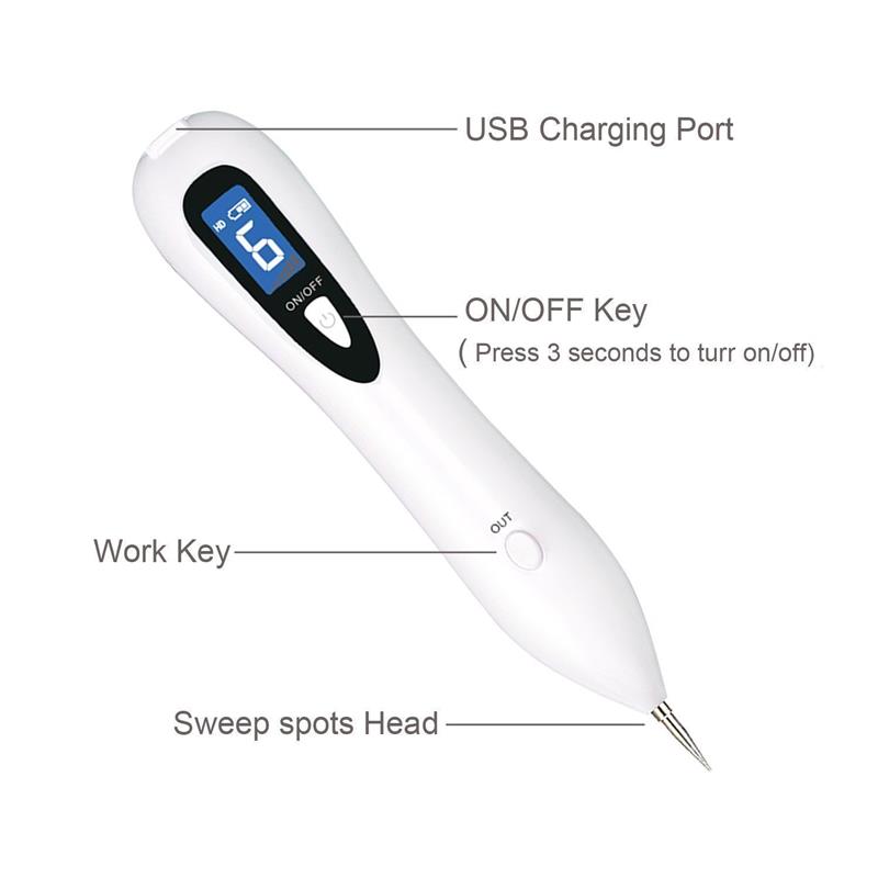 Mole removal pen application