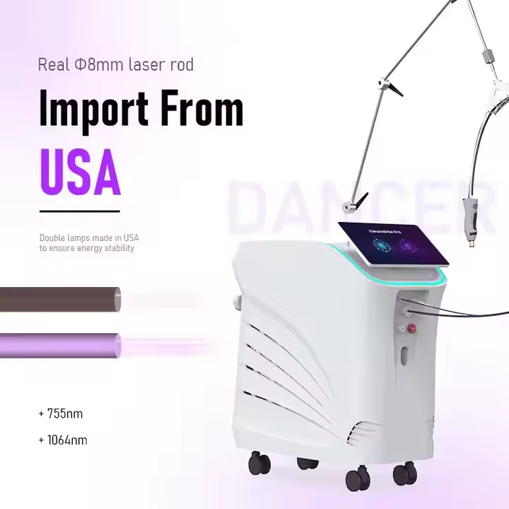 ODM 2025 DF Medical Alexandrite Laser Hair Removal Machine Gentle Laser Rod with Long Pulse 755nm 1064nm ND Yag 810nm Wavelengths Factory, Quotes