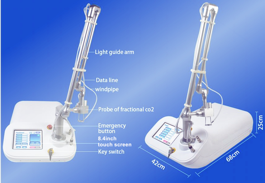 Picosecond laser control screen