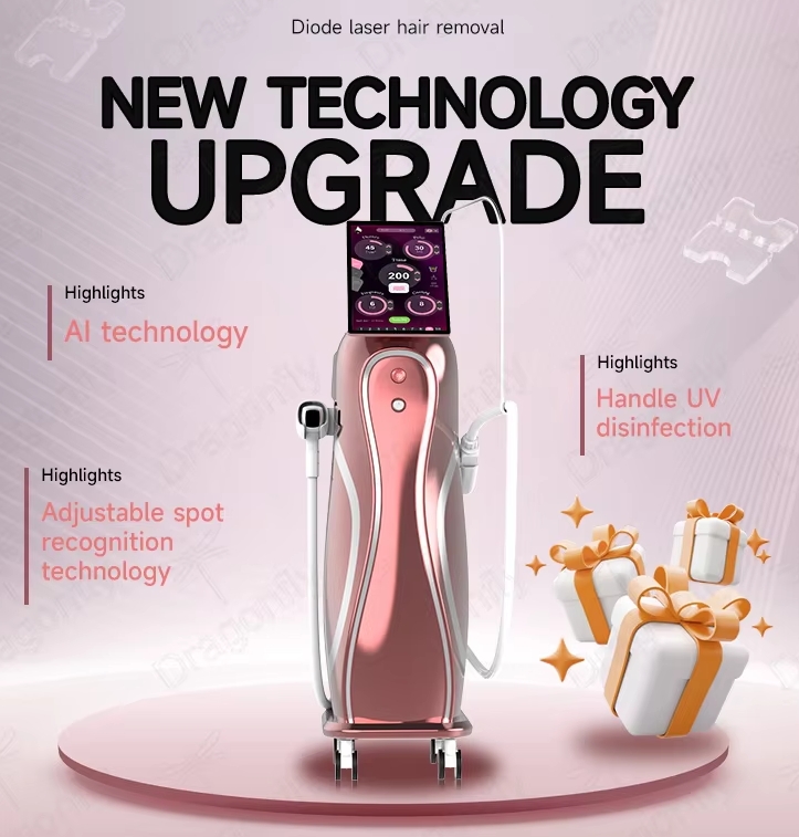 OEM Princess Pink High End Beauty Salon Use Hair Removal Machine High Power 3-5 Treatment Diode Laser Hair Removal Machine Suppliers, Products