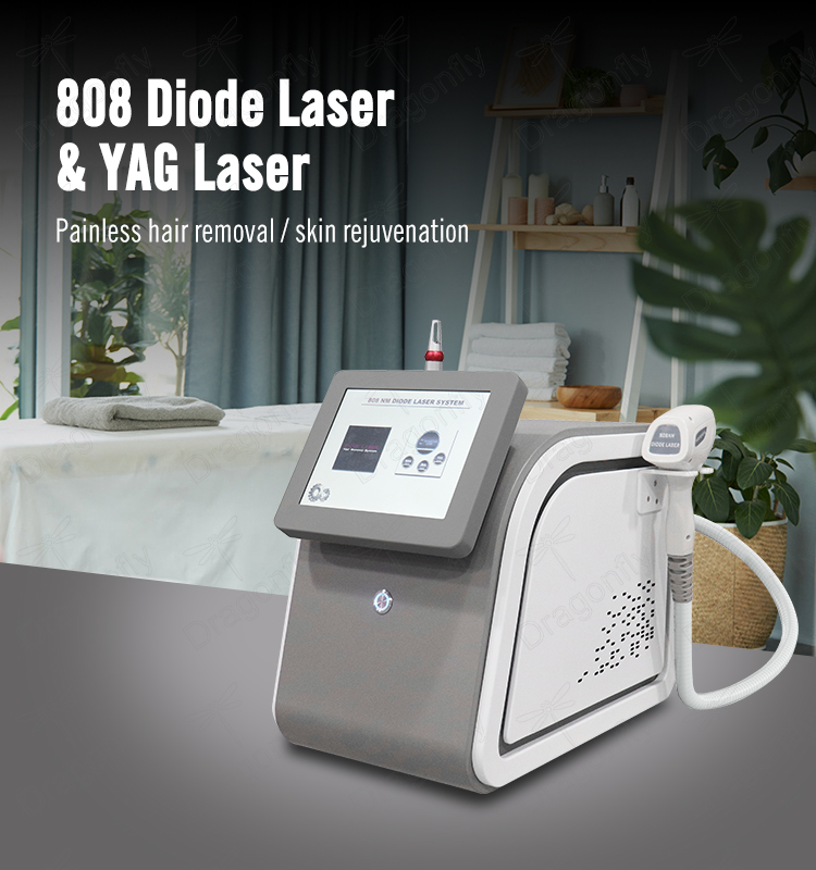 Multifunctional 808 Diode Laser And YAG Laser