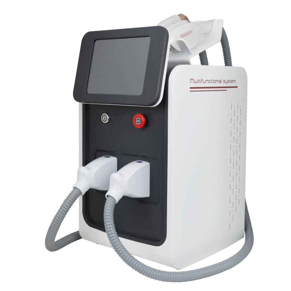 CE Certification Portable 3 in 1 OPT SHR IPL + RF + ND Yag multifunctional facial permanent laser tattoo removal hair removal beauty machine Supplier, Products