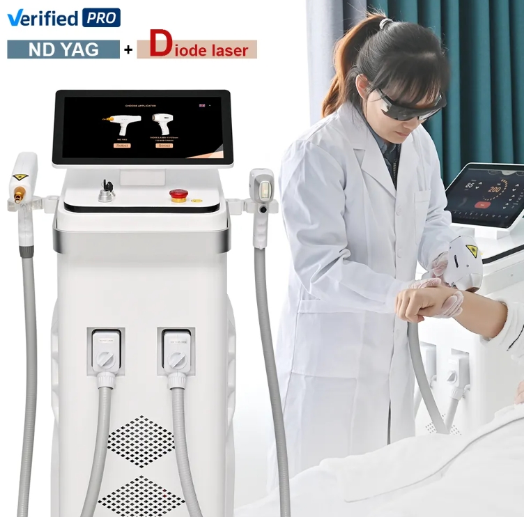 ODM DFLASER Newest Professional Ice Painless 4 Wavelength 755nm 1064nm 808nm 940nm Diode Laser Hair Removal Machine Suppliers, Product