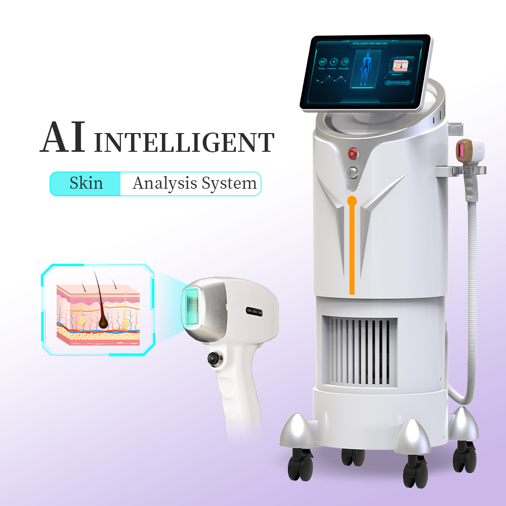 CE Certification 4 wavelength Ice Platinum Titanium Hair Removal Laser Replaceable Factory, Pricelist