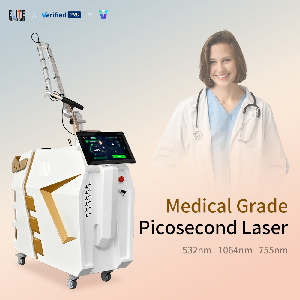 CE Certification Q Switched Pigmentation Removal Pico Laser Fractional Picosecond 0-Switched Laser Mlachine Nd Yag Tatoo Removal Laser Pricelist, Quotes
