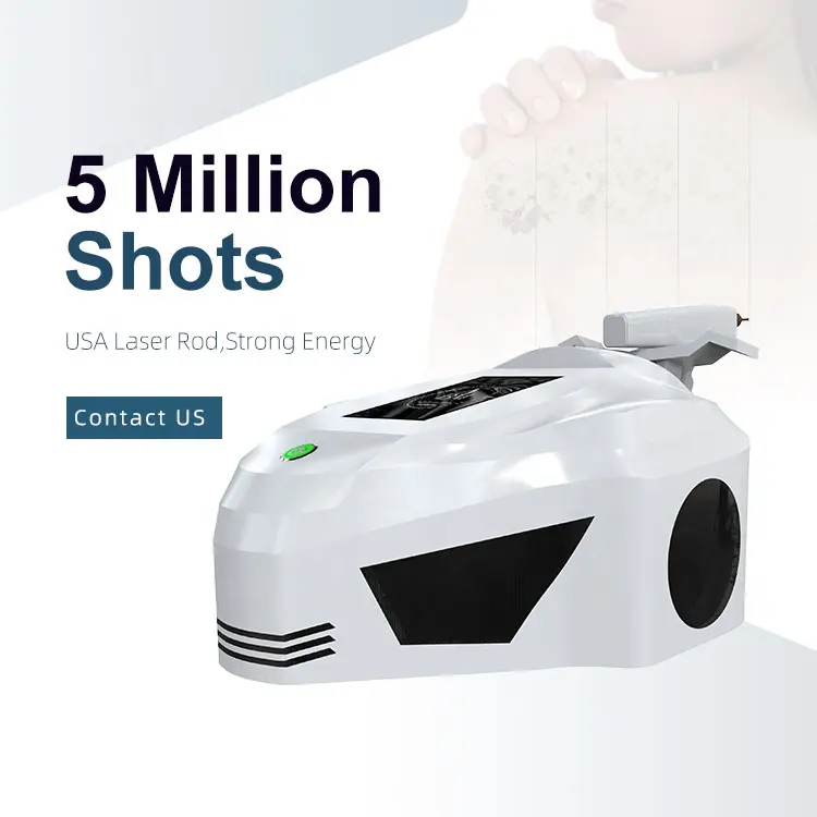 ODM Portable Q-SWITCH ND YAG LASER Tattoo Removal Carbon Peeling Skin Whting Machine With 1064nm and 532nm Treatment Head Factories, Pricelist