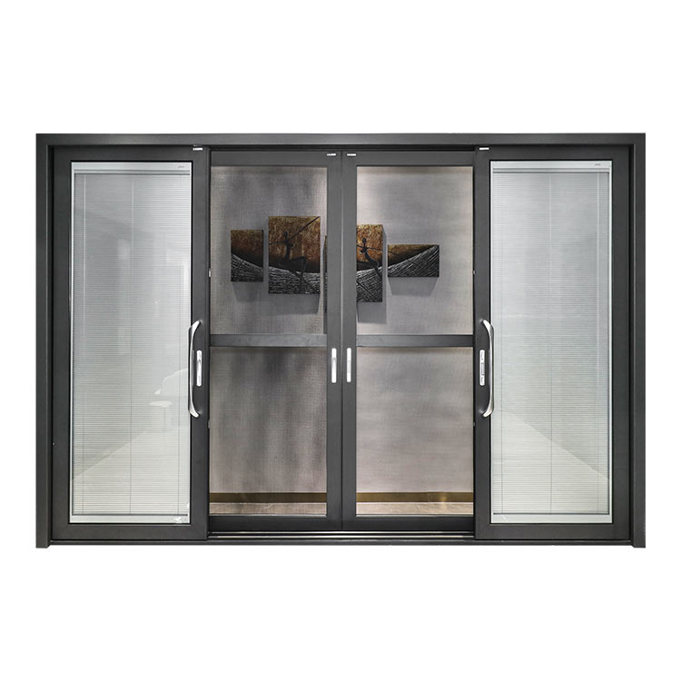 NFRC Certified Aluminum Lift&Slide Door Multi-Layer Sealing D-Shape Handle Heat Insulation Anti-Pinch For Balcony Entry Use