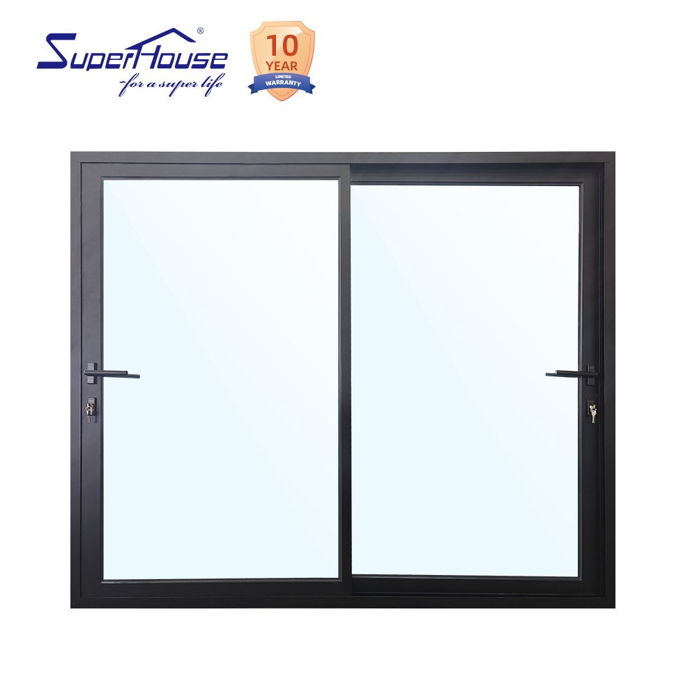 Florida Approval Hurricane Impact windows and Doors Miami-Dade NOA Insulated Aluminum Slim Sliding Door Stacker Door for Villa