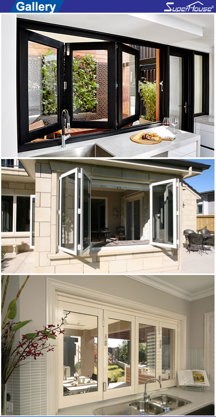 Bi-folding Window Structure