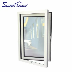 NFRC Certified Aluminum Tilt&Turn Window Double Glazing Low E Coating Customized Color Heat Insulation for Luxury Villa