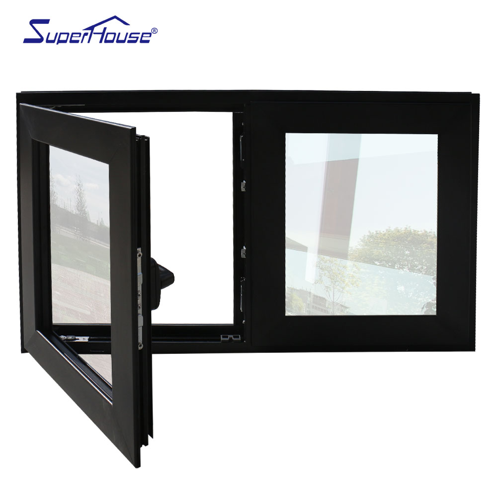 AS2047 Certified Aluminium Casement Window Double Glazed Argon Filled Heat Soaked Soundproof Explosion-proof for Garage Kitchen