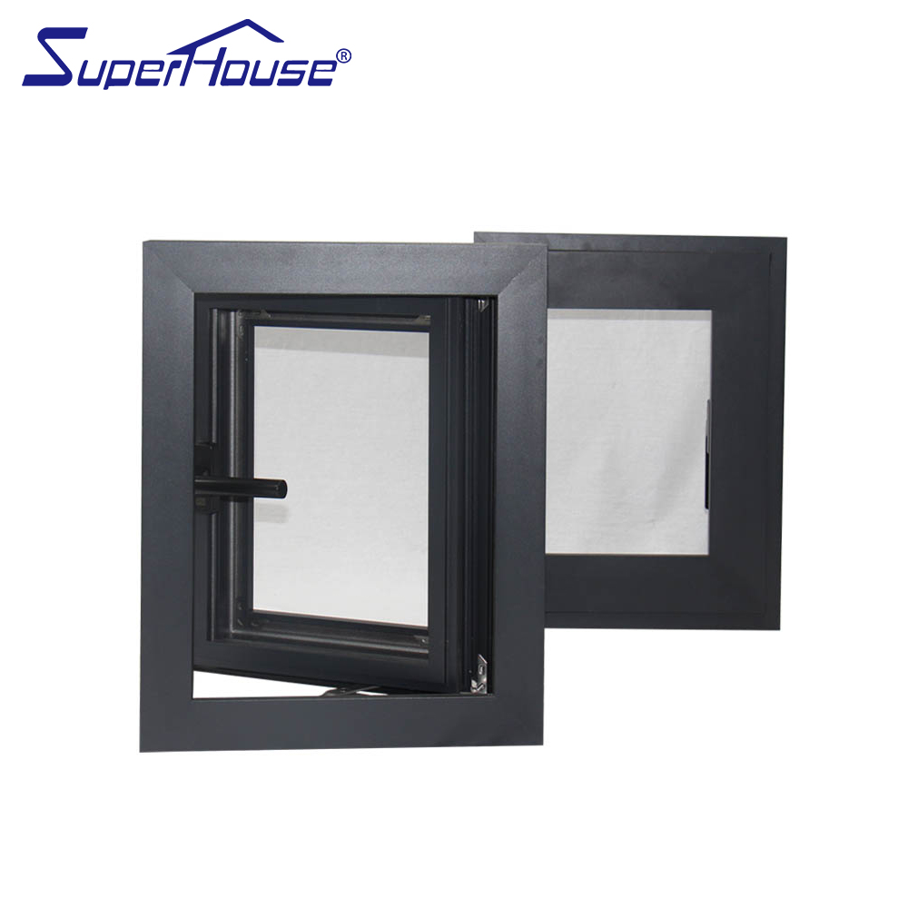Modern Style Insulated Double Glazing Tempered Glass for Villas & Hotels AS2047 Certificated Aluminum Casement Window