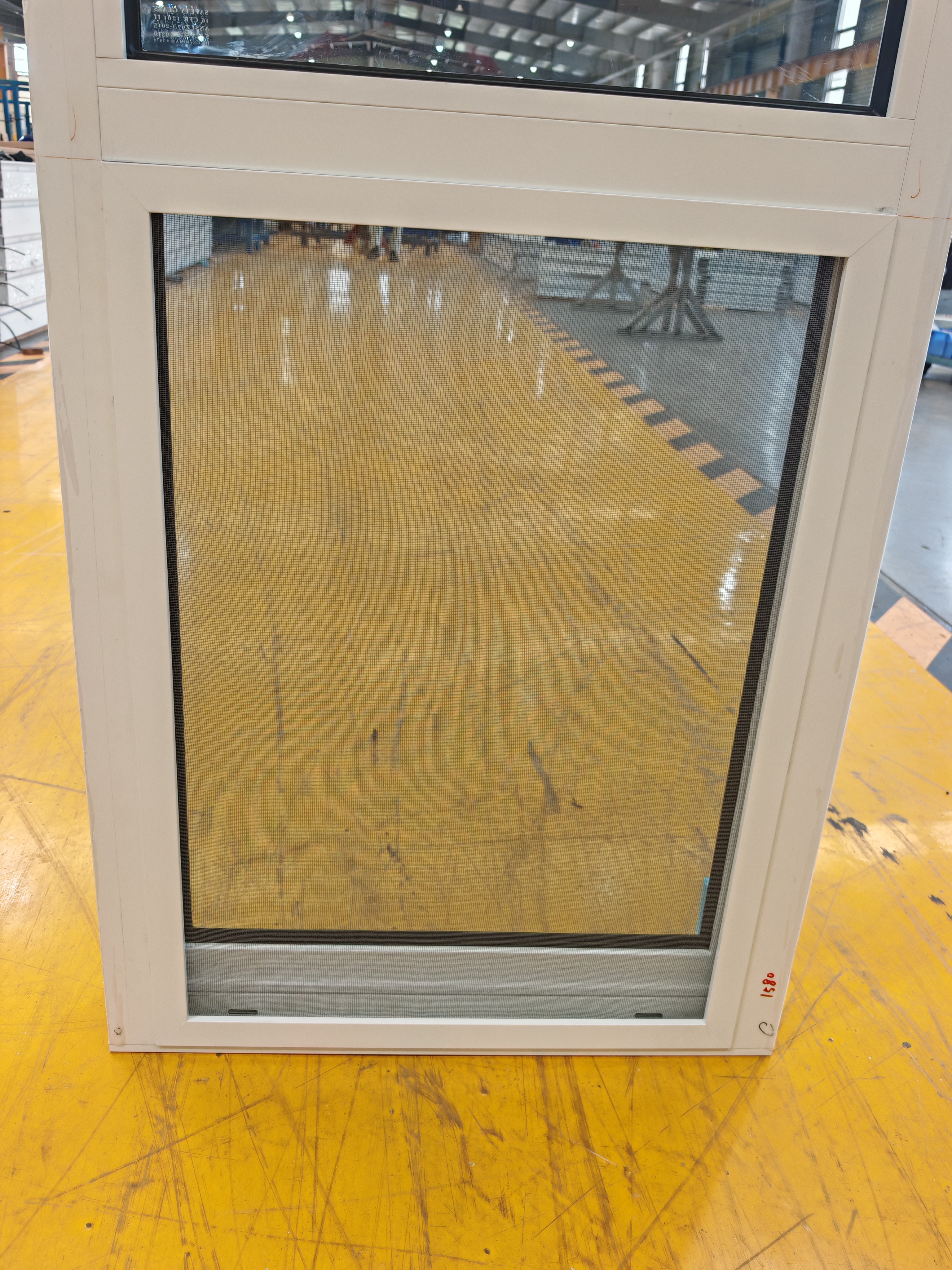 Thermal Break White Impact Sliding Window Hurricane Certified with Insect Screen for Villa NOA Certified