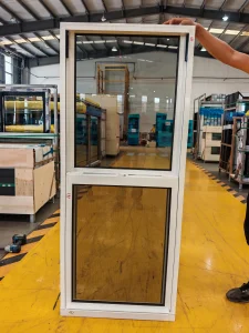 Thermal Break White Impact Sliding Window Hurricane Certified with Insect Screen for Villa NOA Certified