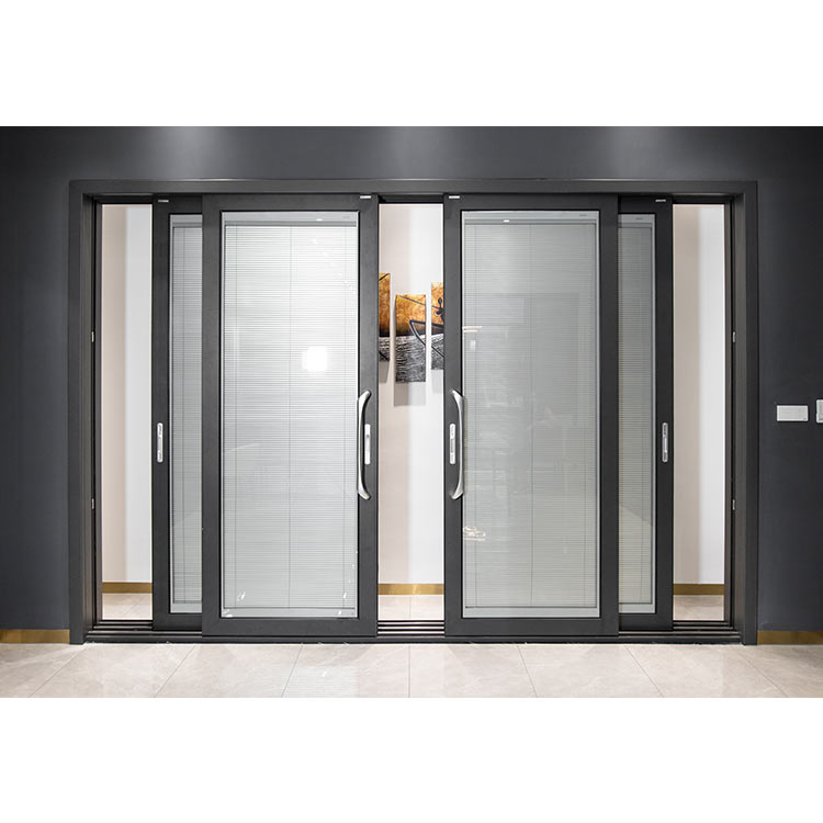 NFRC Certified Aluminum Lift&Slide Door Multi-Layer Sealing D-Shape Handle Heat Insulation Anti-Pinch For Balcony Entry Use
