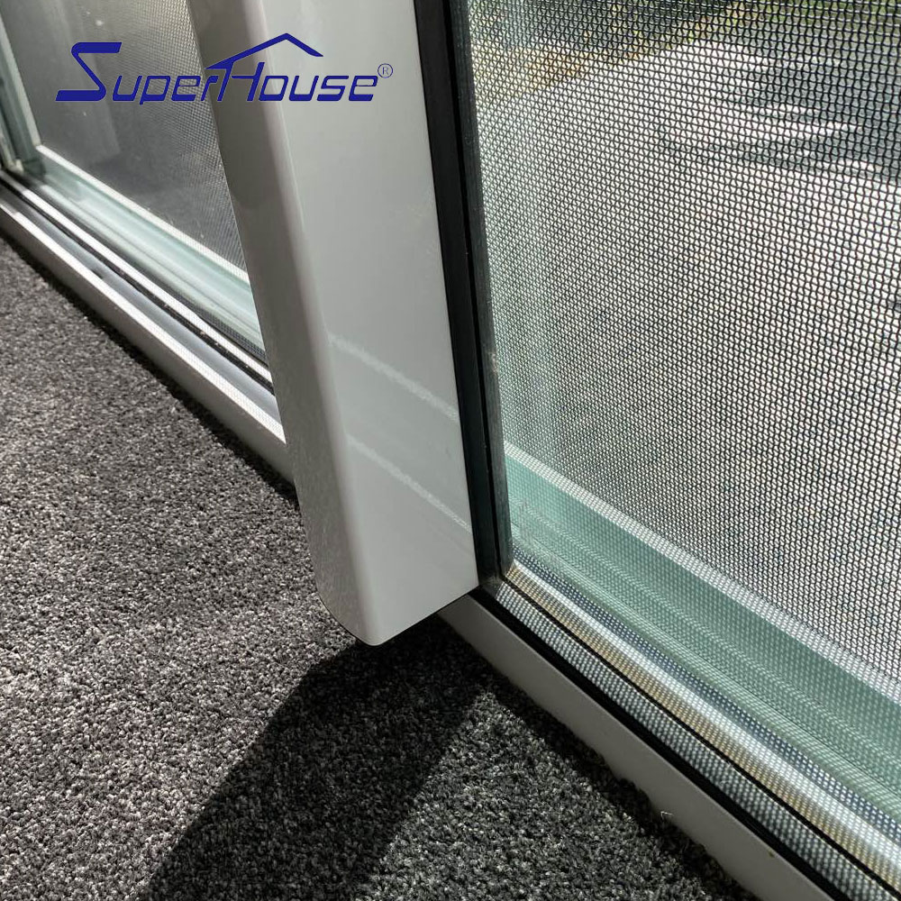 NFRC Hurricane Zone Choice Aluminum Stacker Pocket Door,Miami-Dade  Modern Style Impact Door on Sale