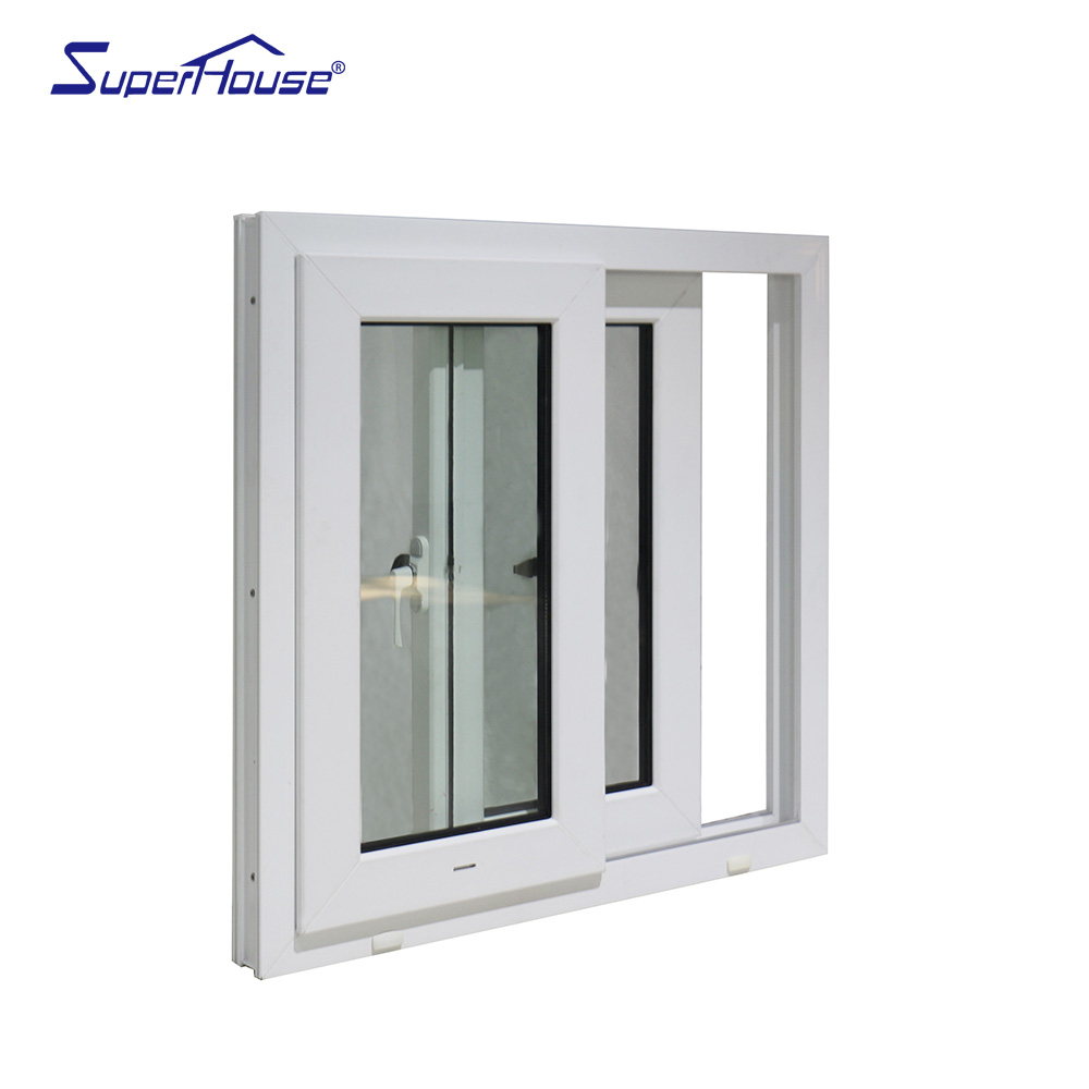 Superhouse Florida Approval Hurricane Proof Impact Resistant Pvc Sliding windows and Door
