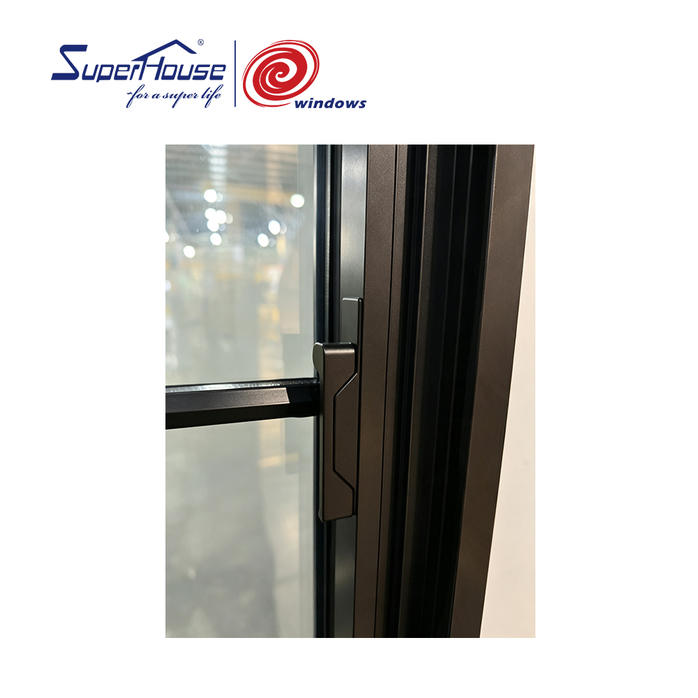 NFRC TITL 24 Thermal Break American Window Big Glass Panel Aluminum Large Size Swing Casement Window