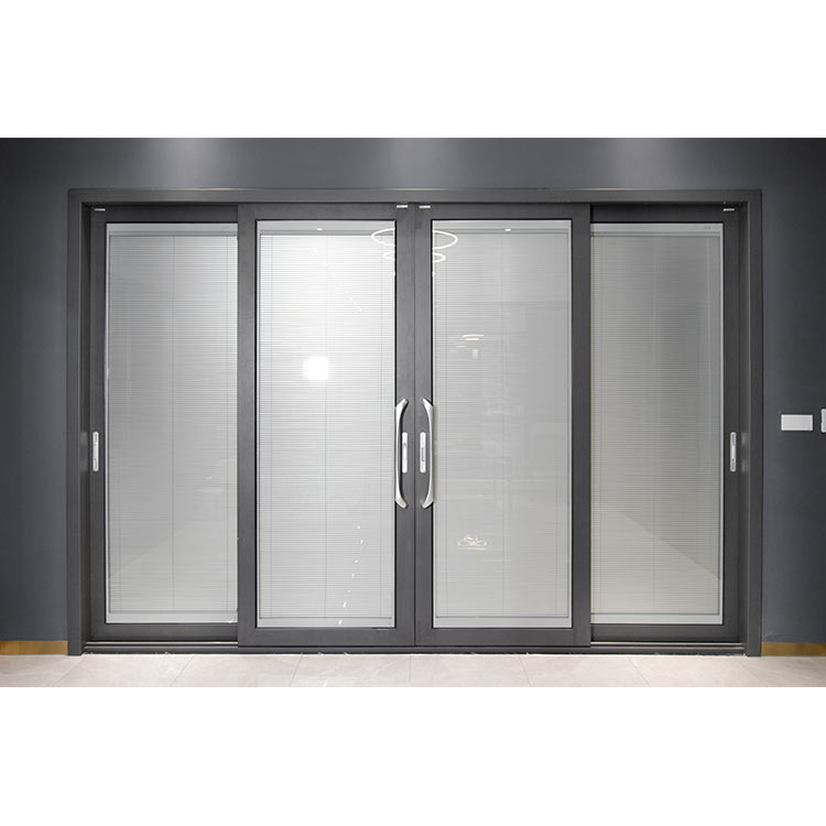 NFRC Certified Aluminum Lift&Slide Door Multi-Layer Sealing D-Shape Handle Heat Insulation Anti-Pinch For Balcony Entry Use