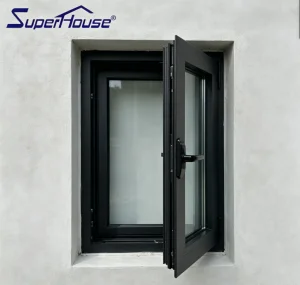 Thermal Break Aluminum Casement Window German Hardware