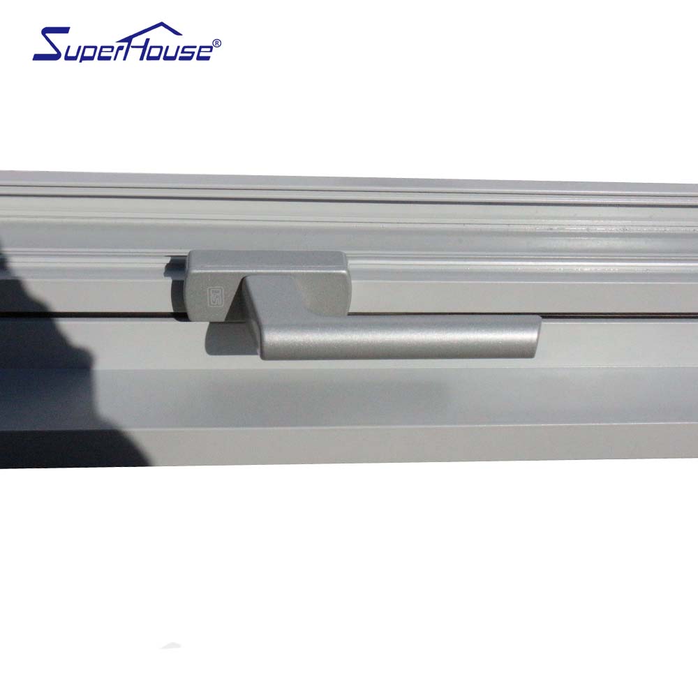 Superhouse Leading Manufacture Waterproof Good Sound Insulation  windows Double Tempered Glass Swing Aluminum Awning Window
