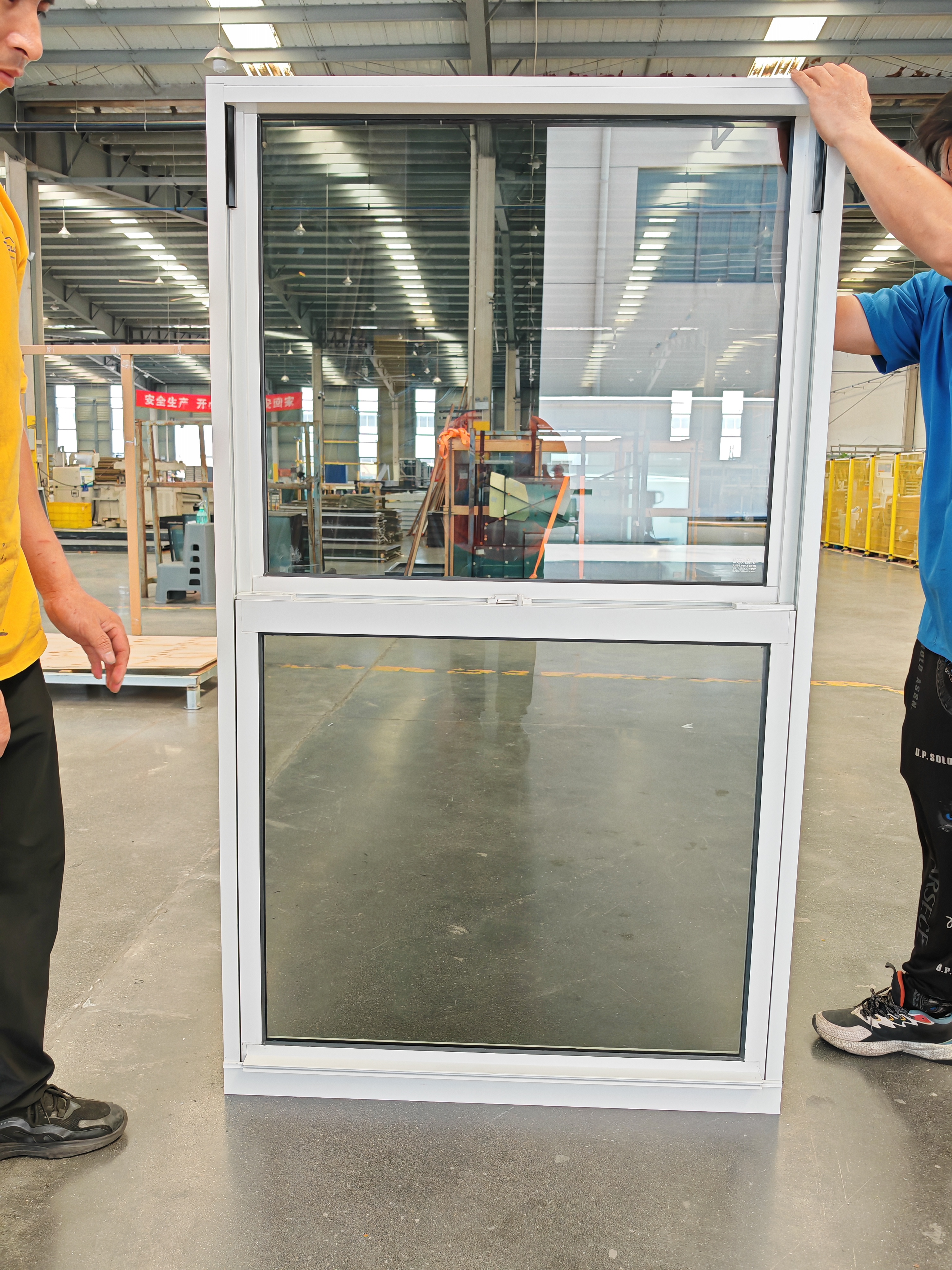 Superhouse Aluminum Vinyl Upvc windows Thermal Break Aluminium Frame Round Window Double Glass Single Hung windows