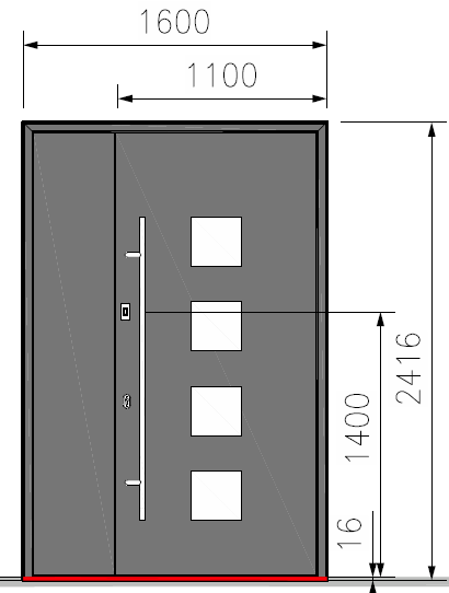 2026 First Choice Aluminum Entry Pivot Door Modern Atmospheric Design Strong Burglar Exterior Glass Entry Door