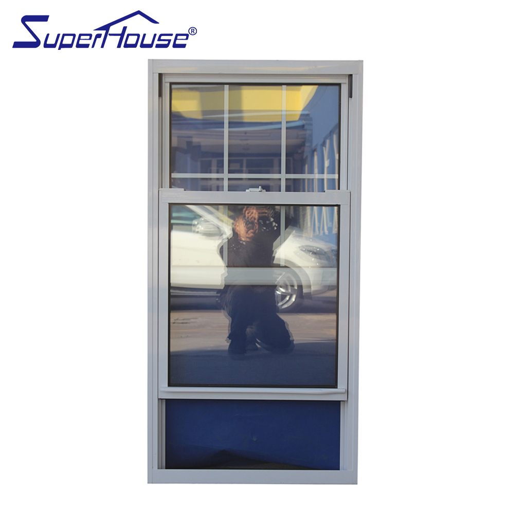 Florida miami dade codes certification hurricane proof single hung window Caribbean islands villa use with Grey tinted glass