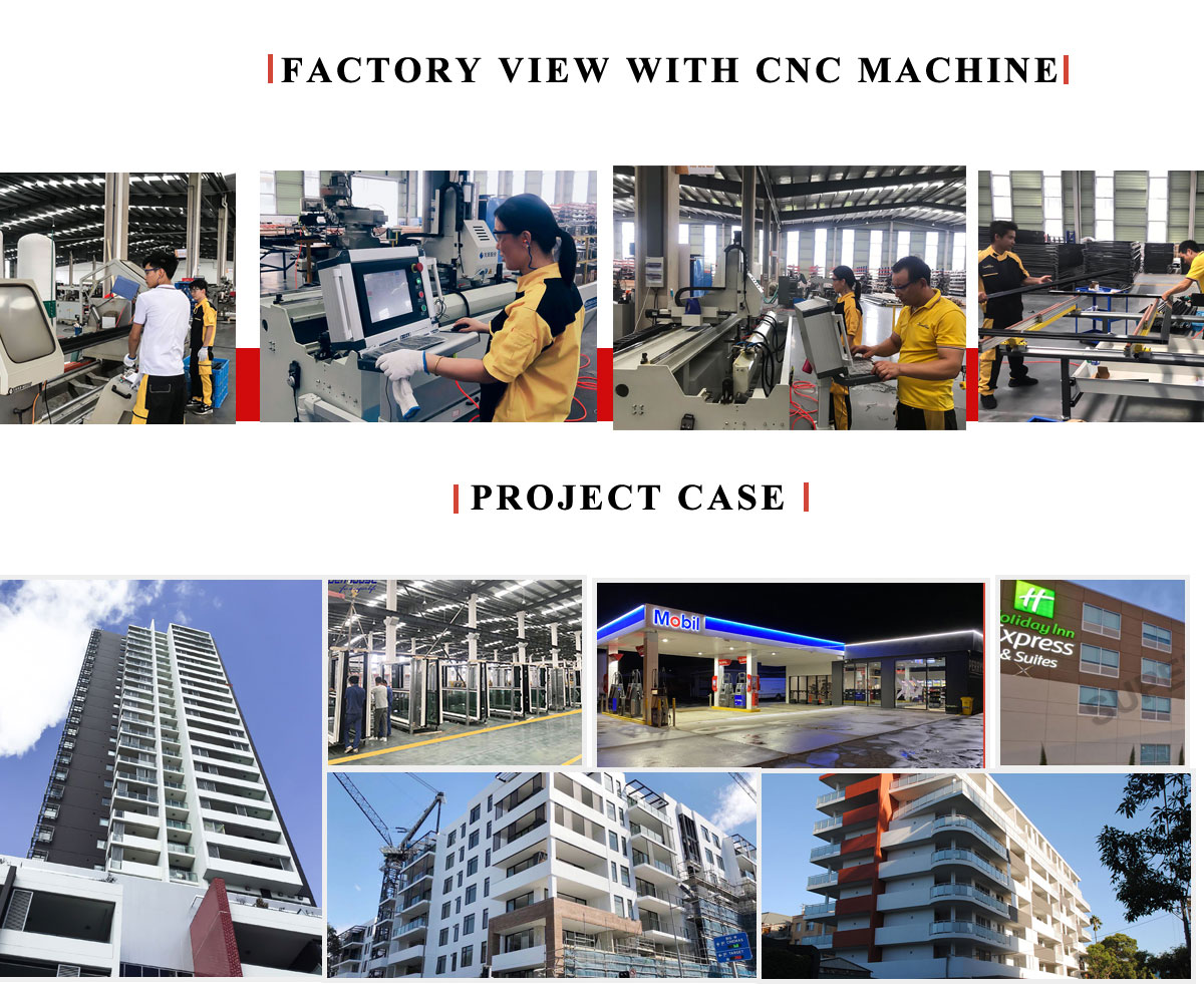 Hurricane Proof Aluminum Fixed Sliding Window Horizontal with Stainless Steel Screen NFRC Energy Star for Hotel Apartment Condo