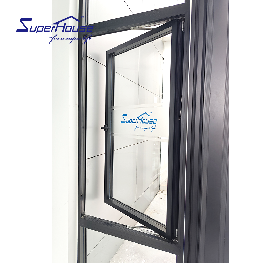 Laminated Glass UV Resistant Casement Home windows with Top Fixed for Resident FL Slim windows Custom windows